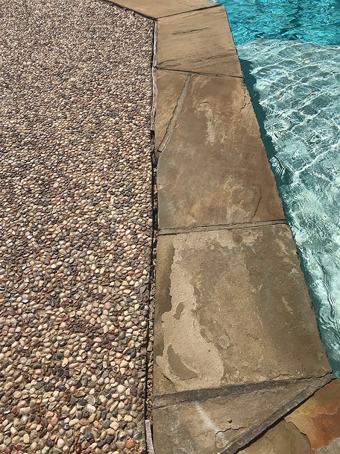 Sinking or uneven concrete pool deck?