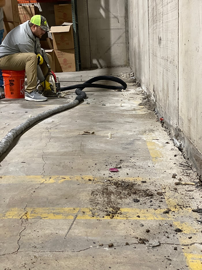 Sinking or uneven concrete warehouse floor?