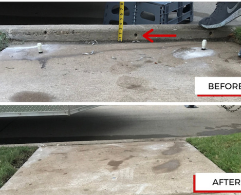 Concrete Leveling at The Colony Tx