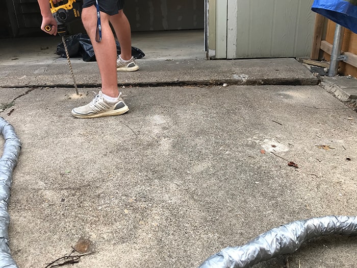 Fix Sinking or uneven basement floor Grapevine